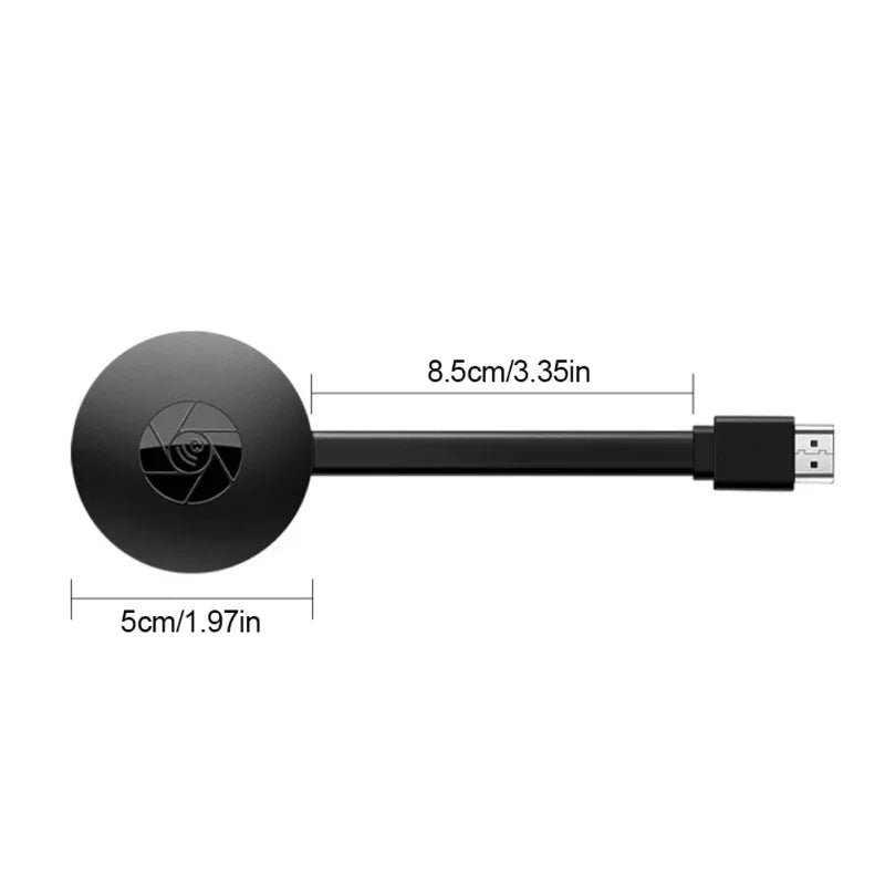 Wireless HDMI Display Adapter, 1080P HD Screen Mirroring for Phone, Tablet, Laptop to TV or Projector, WiFi Connection