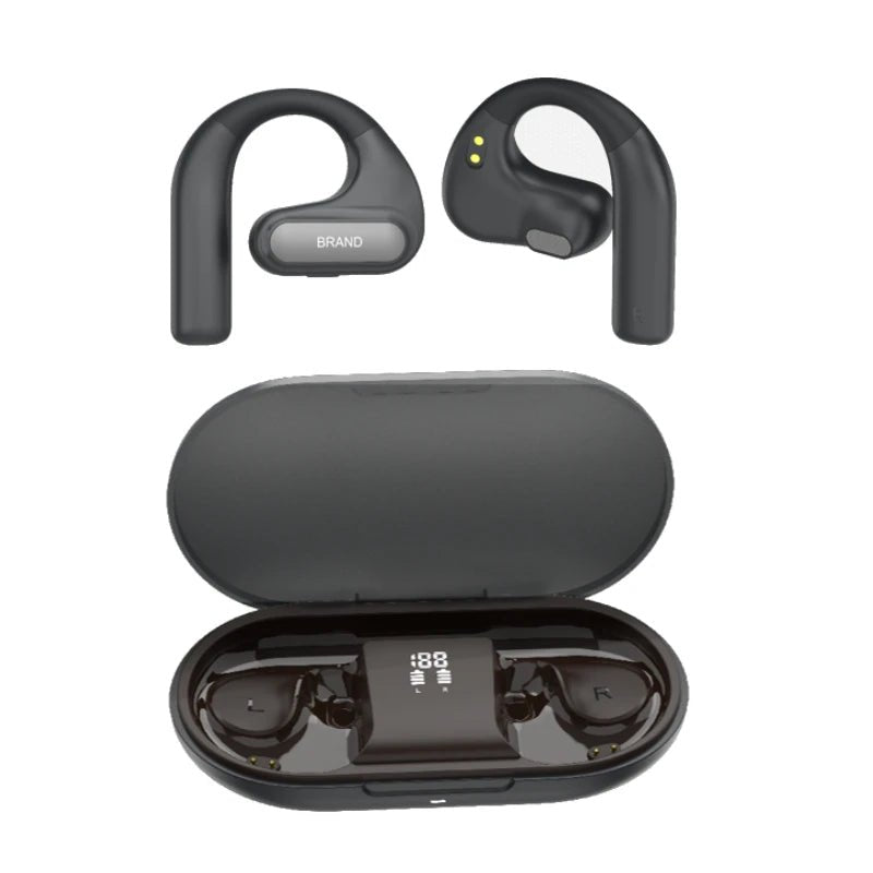 Blitzmax BM - CT2 Open - Back Headphones High - Fidelity Audio Bluetooth - Compatible 5.3 Noise Reduction Earphones for Sports Running - Tech - store