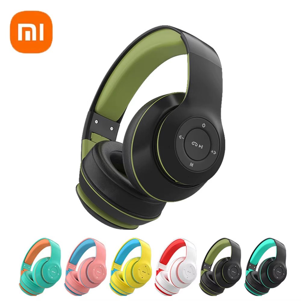 Xiaomi Foldable Wireless Headphones Bluetooth Headphones Bass Stereo Headphones MP3 Player Microphone Support for TF Card AUX - Tech - store