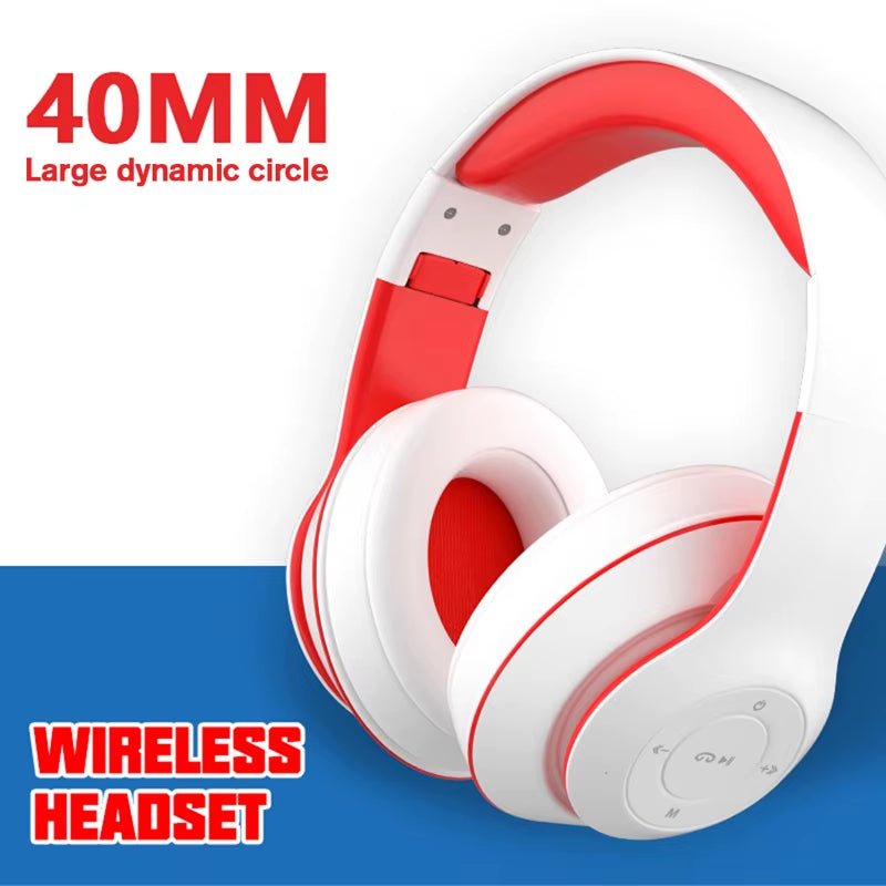 Xiaomi Foldable Wireless Headphones Bluetooth Headphones Bass Stereo Headphones MP3 Player Microphone Support for TF Card AUX - Tech - store
