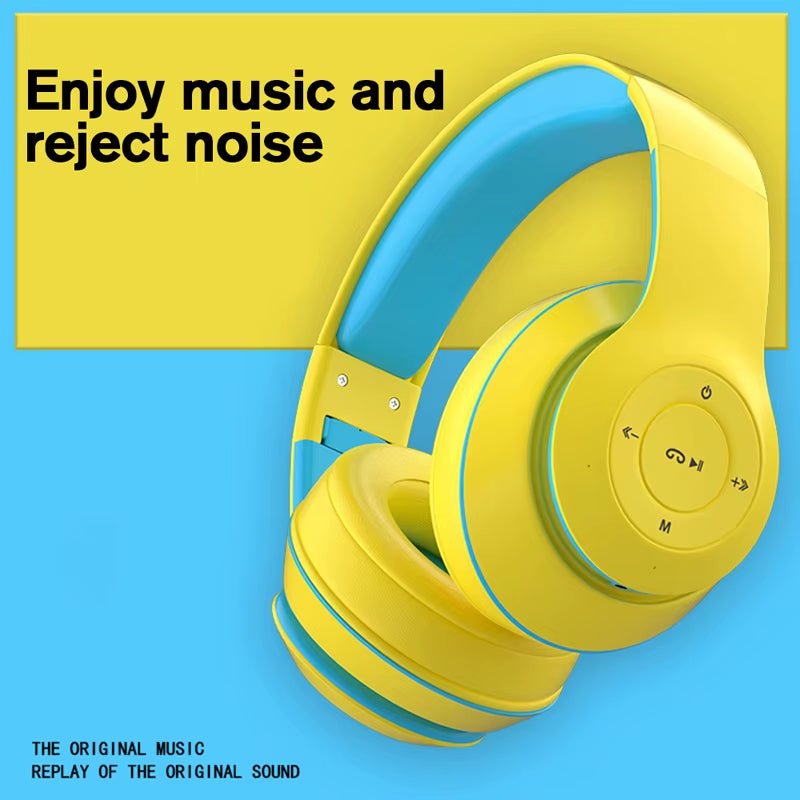 Xiaomi Foldable Wireless Headphones Bluetooth Headphones Bass Stereo Headphones MP3 Player Microphone Support for TF Card AUX - Tech - store