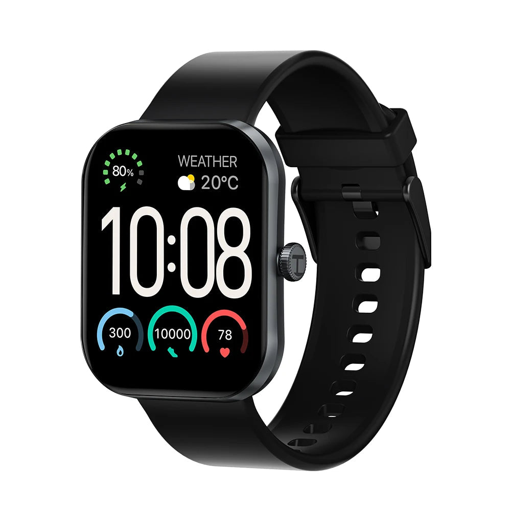 HAYLOU Watch S6 Smartwatch – 2.01" Display, Bluetooth Calling, Heart Rate & SpO2 Monitor, 7-Day Battery Life Tech-store