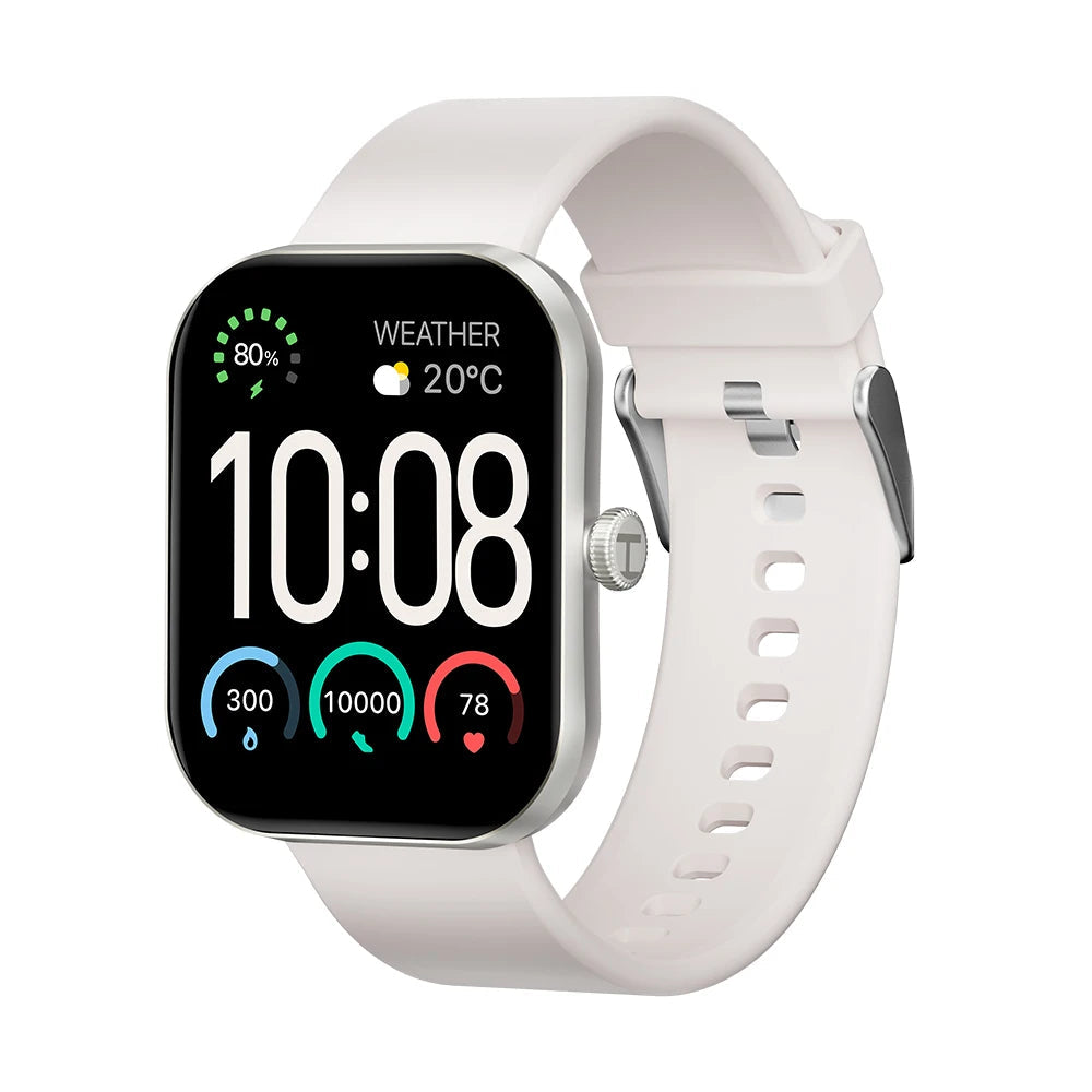 HAYLOU Watch S6 Smartwatch – 2.01" Display, Bluetooth Calling, Heart Rate & SpO2 Monitor, 7-Day Battery Life Tech-store