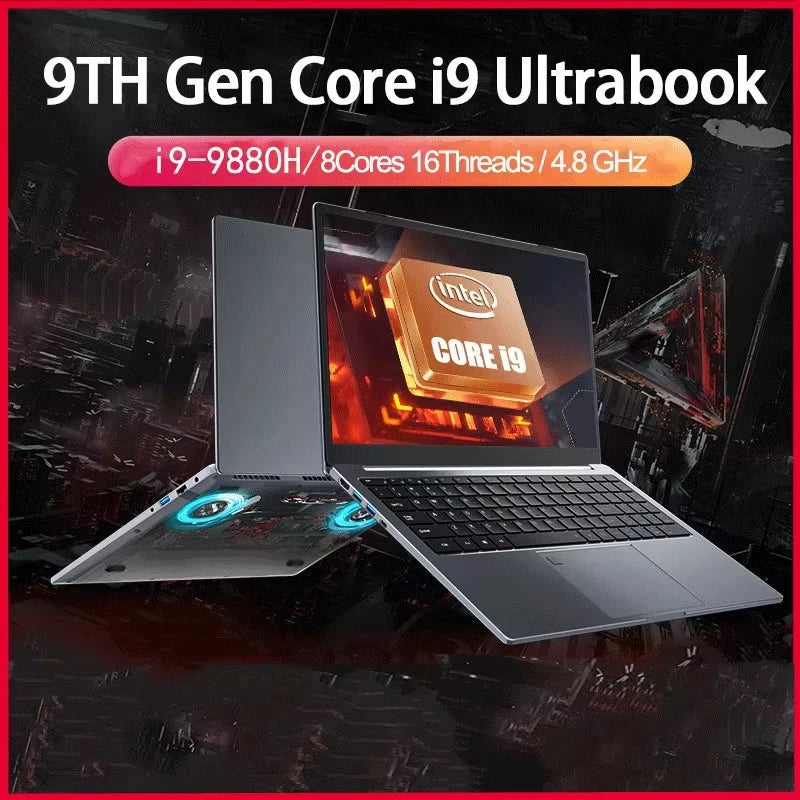 GPD 15.6" Laptop, Intel 12-Core CPU, 32GB RAM, 2TB SSD, Windows 11, Full HD Display Tech-store