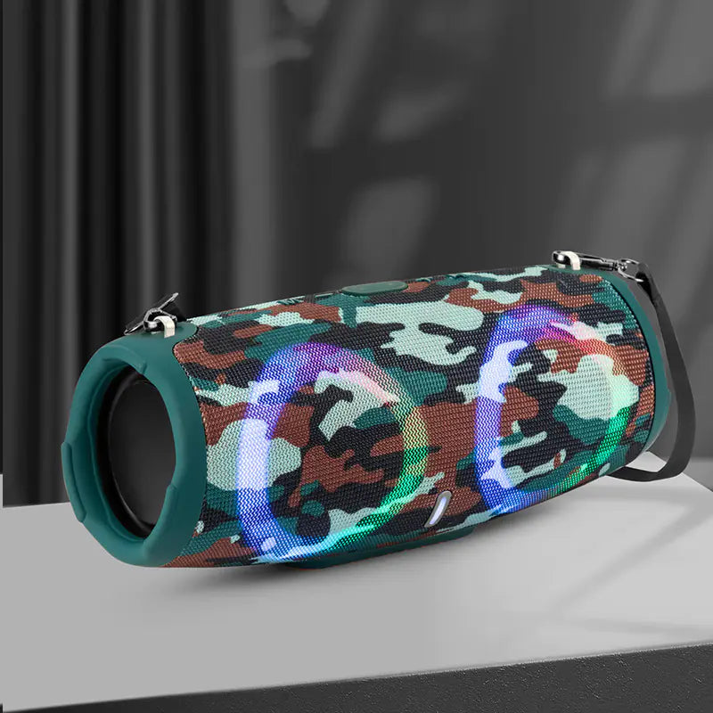 2022 Portable Waterproof Bluetooth Speaker with RGB Lights Tech-store